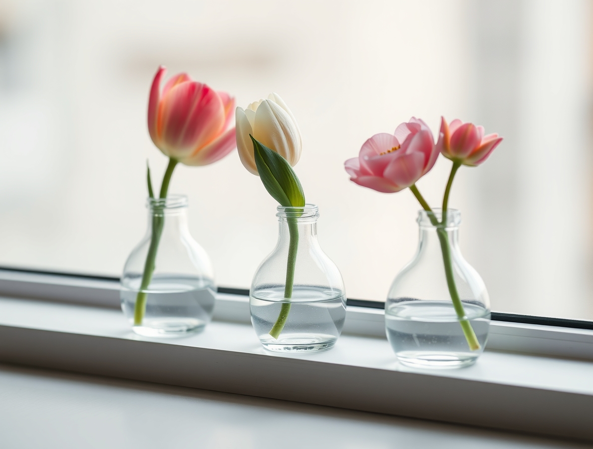 ваза для цветов стекло