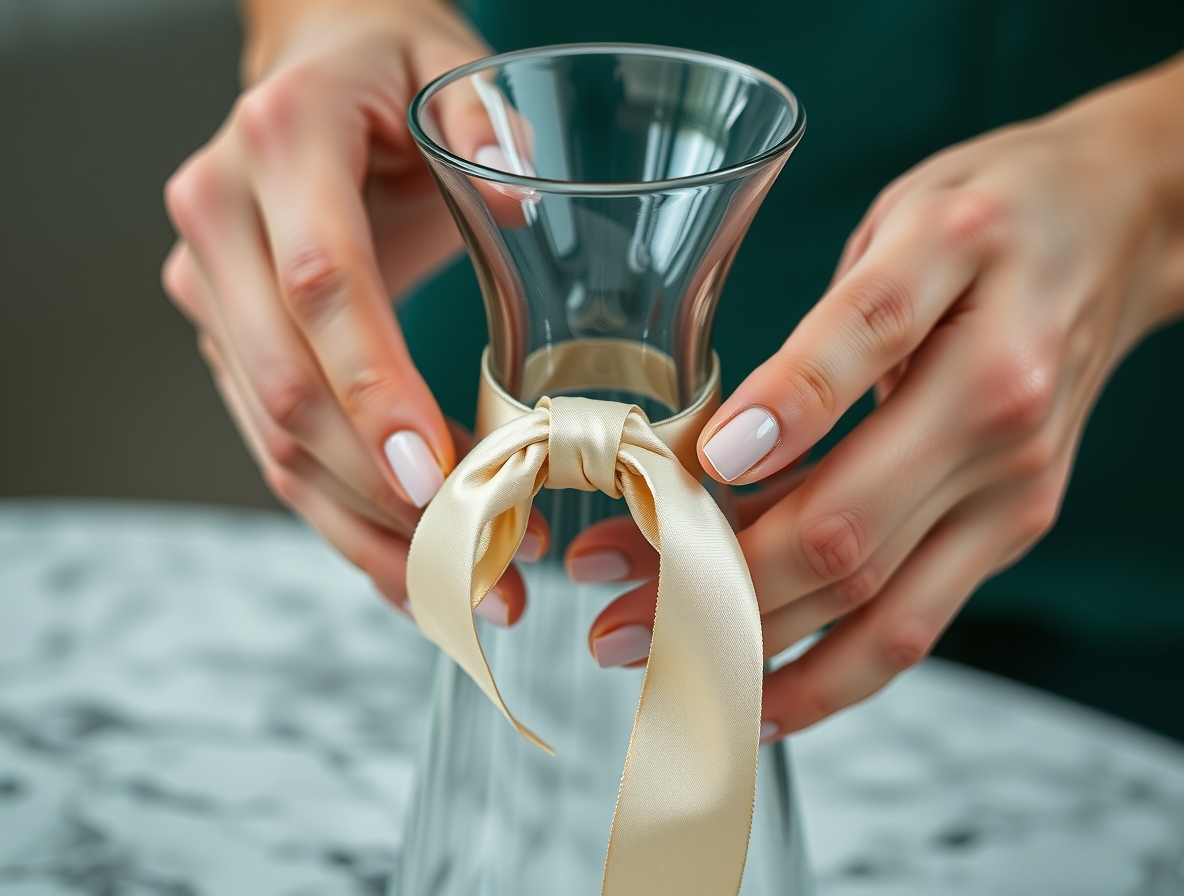 Ваза для цветов стекло