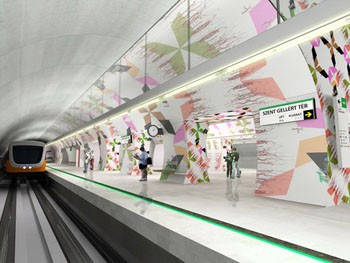 4-я линия метро начала перевозить пассажиров 28 марта 2014 года после успешных пробных заездов